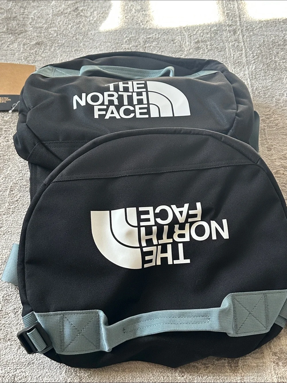 The North Face Medium Gilman Duffel. Goblinblue/Black. 71 liters. 25”x14”x14”